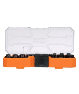 Klein Tools 65400 KNECT™ 3/8-Inch Drive Impact-Rated Pass Through Socket Set, 15-Piece - McCally Tool and Supply | Industrial Distributor & Repair