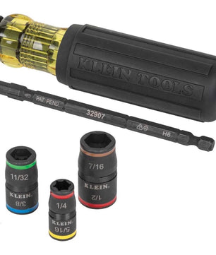 Klein Tools 32900 7-in-1 Impact Flip Socket with Handle - McCally Tool and Supply | Industrial Distributor & Repair