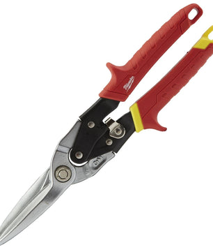 Milwaukee 48-22-4537 Long Cut Straight Aviation Snips - McCally Tool and Supply | Industrial Distributor & Repair