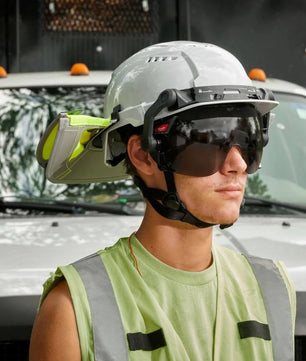 Milwaukee 48-73-1411 BOLT™ Eye Visor - Clear Dual Coat Lens (Compatible with Milwaukee® Safety Helmets) - McCally Tool and Supply | Industrial Distributor & Repair