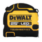 DeWALT DWHT35625S TOUGHSERIES™ 25 FT Lighted Tape Measure