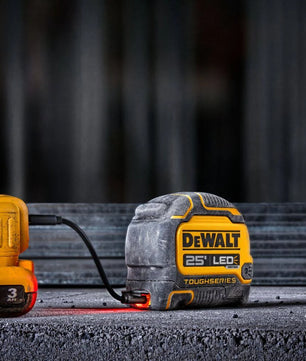 DeWALT DWHT35625S TOUGHSERIES™ 25 FT Lighted Tape Measure - McCally Tool and Supply | Industrial Distributor & Repair