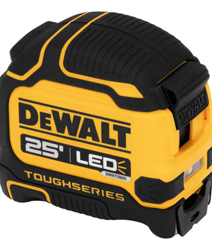 DeWALT DWHT35625S TOUGHSERIES™ 25 FT Lighted Tape Measure - McCally Tool and Supply | Industrial Distributor & Repair