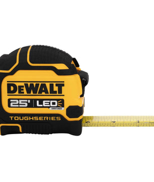 DeWALT DWHT35625S TOUGHSERIES™ 25 FT Lighted Tape Measure - McCally Tool and Supply | Industrial Distributor & Repair