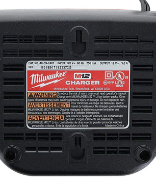 Milwaukee 48-59-2401 M12™ Lithium-ion Battery Charger 12 Volt - McCally Tool and Supply | Industrial Distributor & Repair
