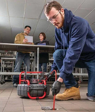 RIDGID 70128 SeeSnake CSx Via System AND Standard & Mini CSx Via Mount with 2 Batteries and Charger - McCally Tool and Supply | Industrial Distributor & Repair