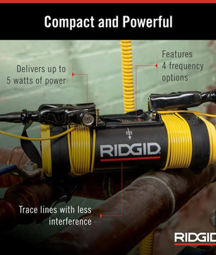 RIDGID 66933 SeekTech ST-305R Line Transmitter with 2 Batteries & Charger