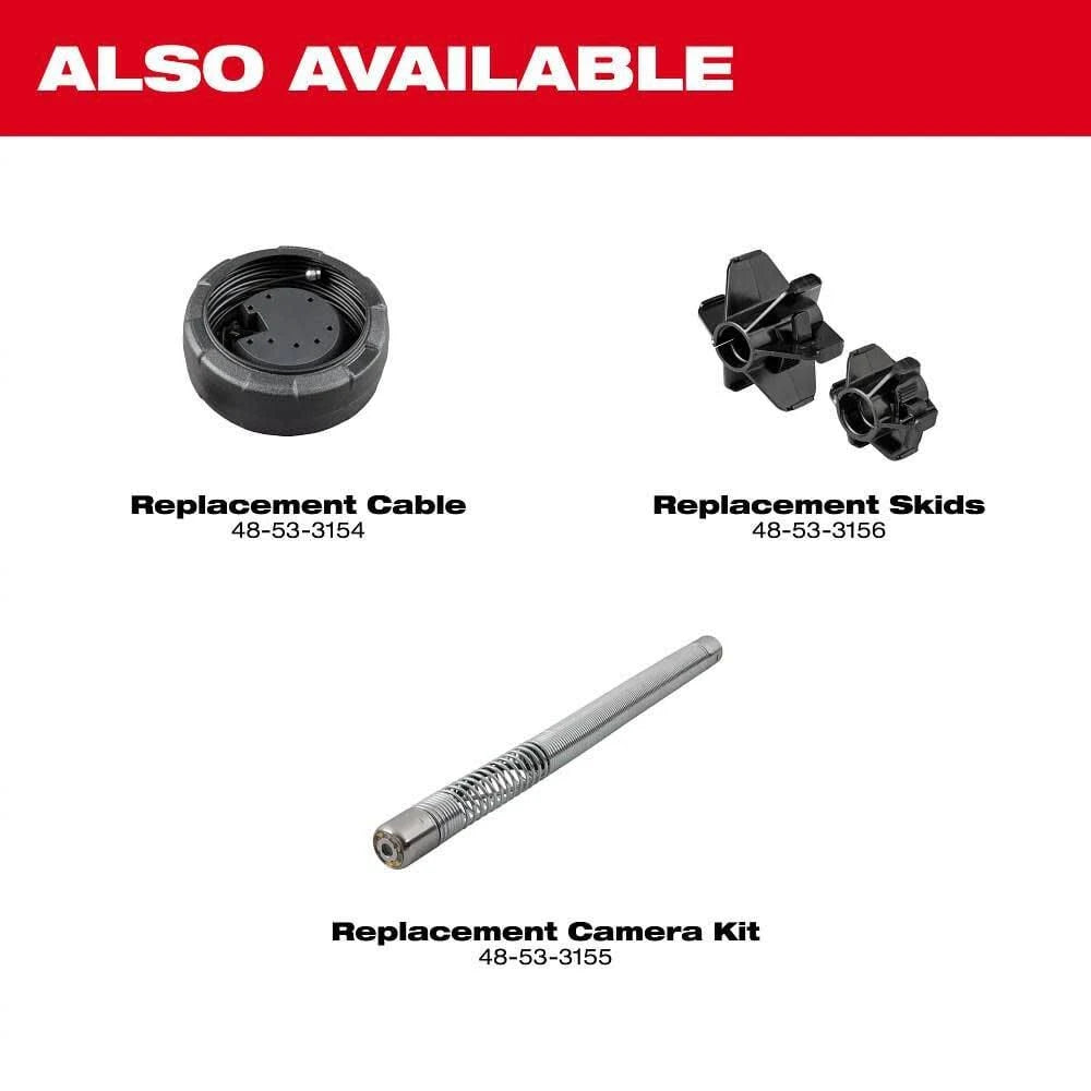 Milwaukee 3154-20 M12 75' Drain Camera w/ PACKOUT Compatibility