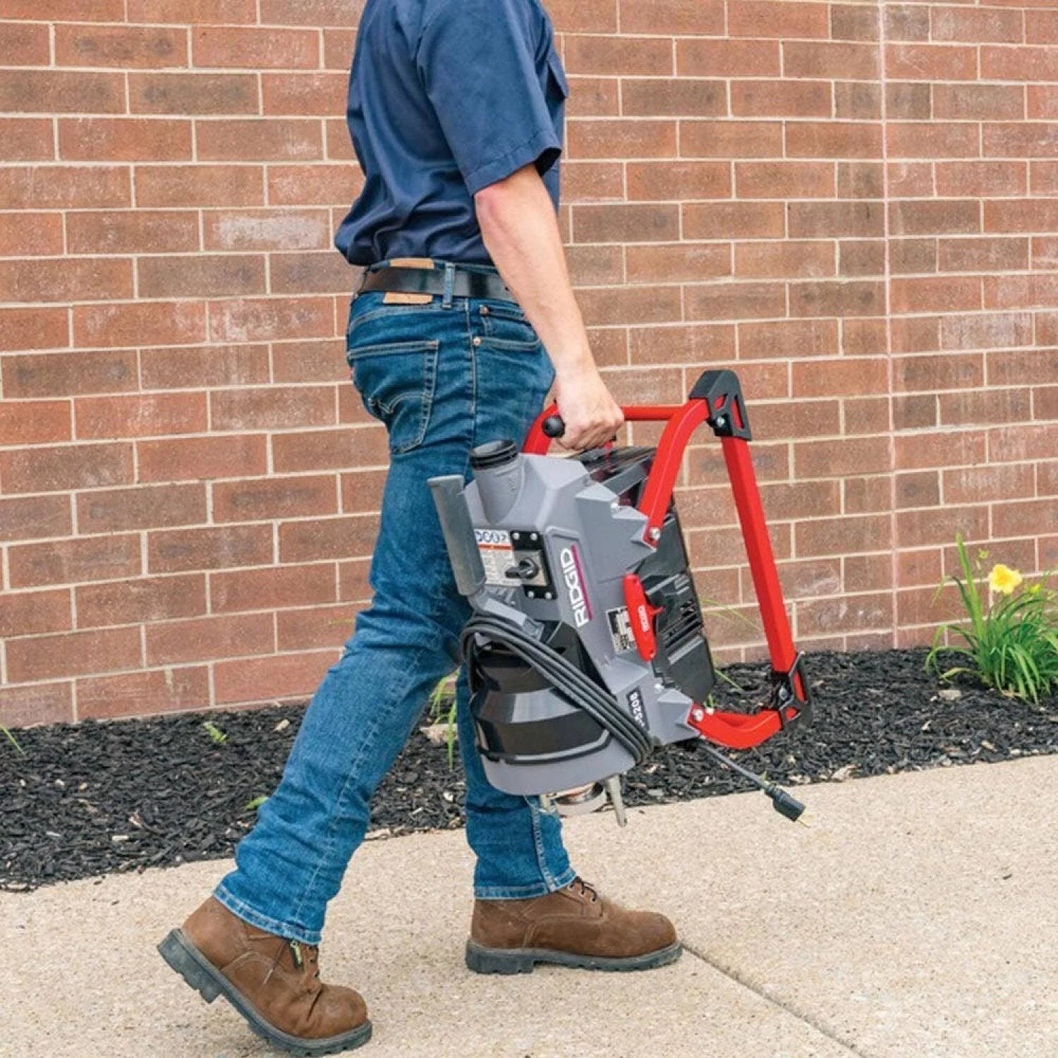 RIDGID 61693 K-5208, 115V 60Hz Sectional Drain Cleaner with Cables Kit