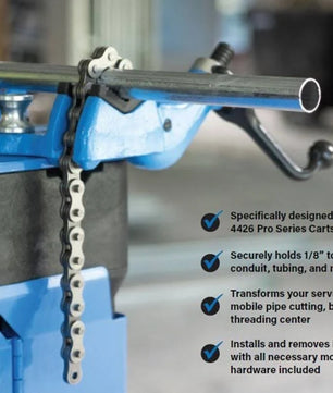 Magnum Tool CARTA-CV-212 2.5 Inch Bench Chain Vise and Mount for Service Carts