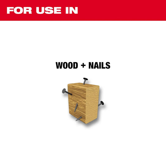 Milwaukee 48-01-7021 6" 5 TPI The AX Demolition Wood Cutting SAWZALL Blades (100 Pk)