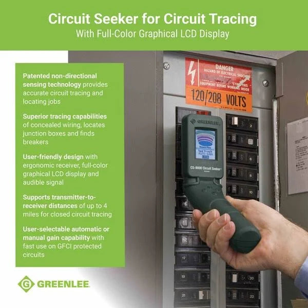 Greenlee CS-8000 Circuit Seeker Kit