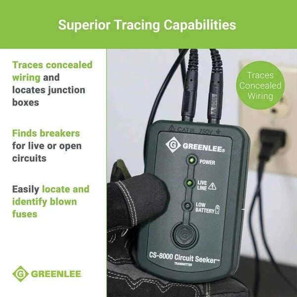 Greenlee CS-8000 Circuit Seeker Kit