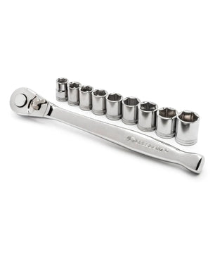 Crescent CSWS38MM15 3/8 in. Drive 6-Point Standard Metric Mechanics Tool Set with Case (15-Piece)