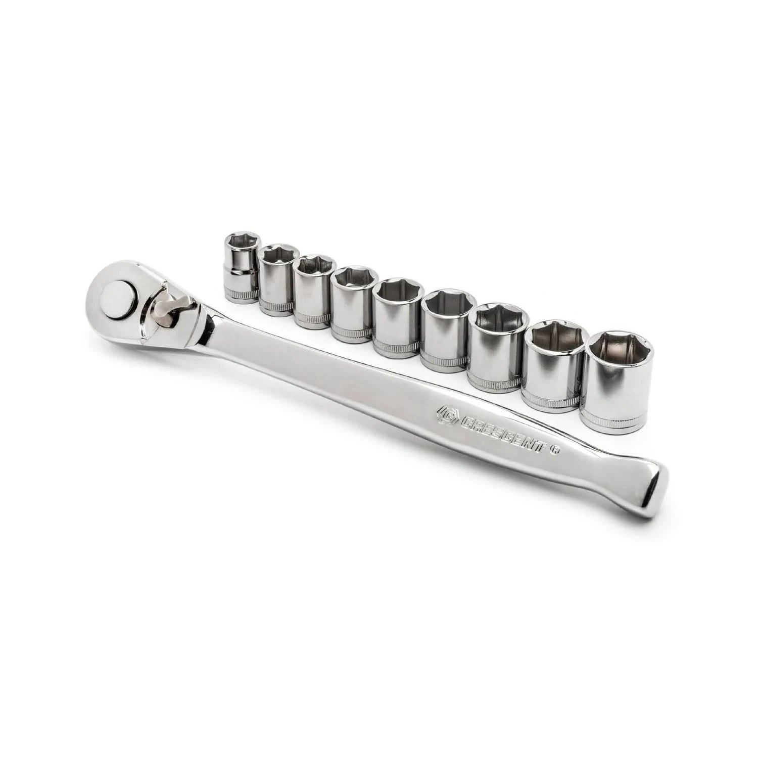 Crescent CSWS38MM15 3/8 in. Drive 6-Point Standard Metric Mechanics Tool Set with Case (15-Piece)
