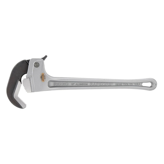 RIDGID 12698 Aluminum RapidGrip Pipe Wrench 18"