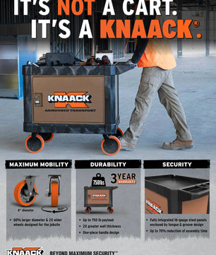 KNAACK KAT-01-GY Armoured Transport Utility Cart (Gray)