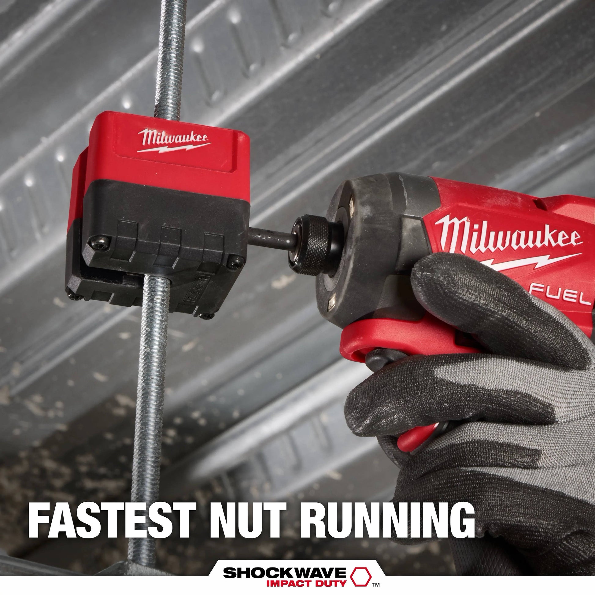 Milwaukee 48-32-2391 SHOCKWAVE Impact Duty 3/8" Threaded Rod Nut Runner