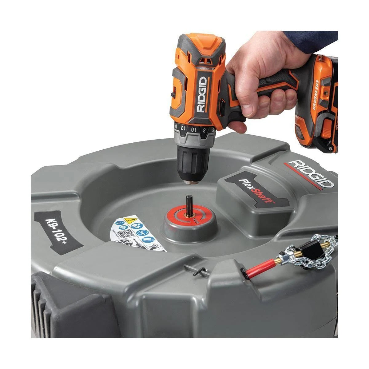 RIDGID 76193 K9-102+ FlexShaft® Machine - McCally Tool and Supply | Industrial Distributor & Repair