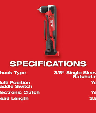Milwaukee 2615-20 M18™ Cordless Right Angle Drill (Bare Tool) - McCally Tool and Supply | Industrial Distributor & Repair