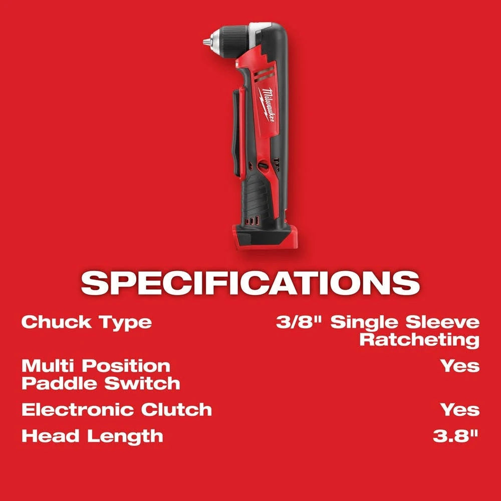 Milwaukee 2615-20 M18™ Cordless Right Angle Drill (Bare Tool) - McCally Tool and Supply | Industrial Distributor & Repair