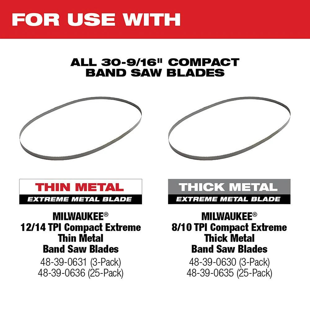 Milwaukee 2529-20 M12 FUEL™ Compact Band Saw (Bare Tool) - McCally Tool and Supply | Industrial Distributor & Repair