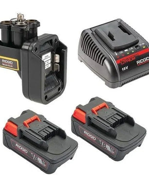 RIDGID 66518 Locator 18 V Adaptor Kit with 2 Batteries and Charger - McCally Tool and Supply | Industrial Distributor & Repair
