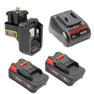 RIDGID 66518 Locator 18 V Adaptor Kit with 2 Batteries and Charger - McCally Tool and Supply | Industrial Distributor & Repair