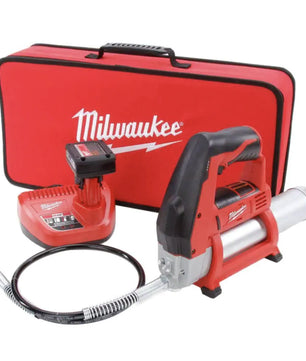 Milwaukee 2446-21XC M12™ Cordless LITHIUM-ION Grease Gun Kit - McCally Tool and Supply | Industrial Distributor & Repair