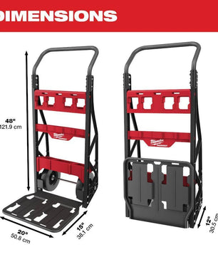 Milwaukee 48-22-8415 PACKOUT™ 2-Wheel Cart - McCally Tool and Supply | Industrial Distributor & Repair