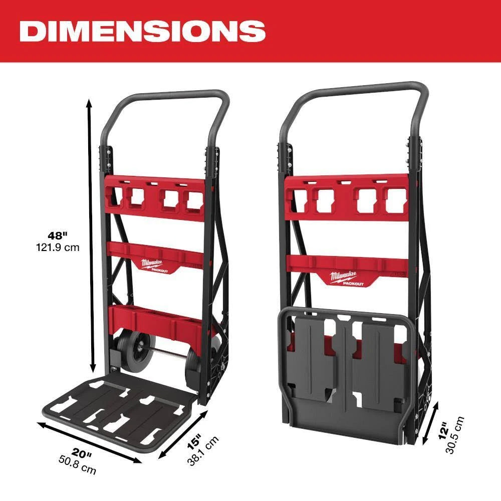 Milwaukee 48-22-8415 PACKOUT™ 2-Wheel Cart - McCally Tool and Supply | Industrial Distributor & Repair