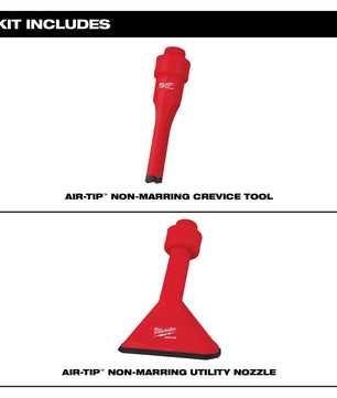 Milwaukee AIR-TIP™ Non-Marring Utility Nozzle Kit (Vacuum Attachment)
