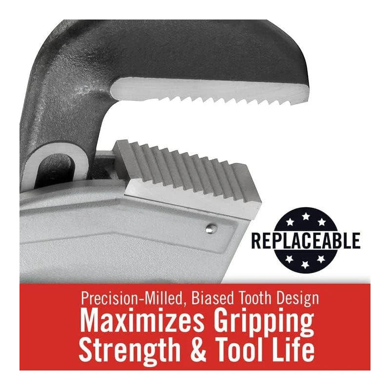 RIDGID 31115 48" Aluminum Straight Pipe Wrench - McCally Tool and Supply | Industrial Distributor & Repair