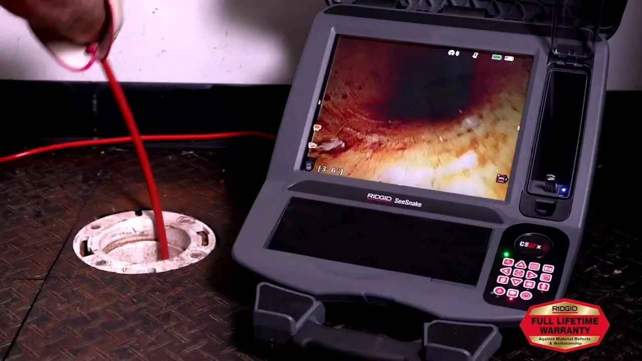 RIDGID 63603 SeeSnake Standard Camera TruSense, 200', 35mm Self-Leveling - McCally Tool and Supply | Industrial Distributor & Repair