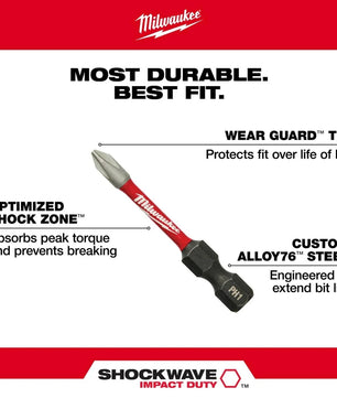 Milwaukee 48-32-4094 SHOCKWAVE™ Impact Duty Driver Bit Set - 80PC - McCally Tool and Supply | Industrial Distributor & Repair