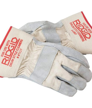 RIDGID 41937 Drain Cleaning Leather Work Gloves - McCally Tool and Supply | Industrial Distributor & Repair
