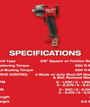 Milwaukee 2960-20 M18 FUEL™ 3/8
