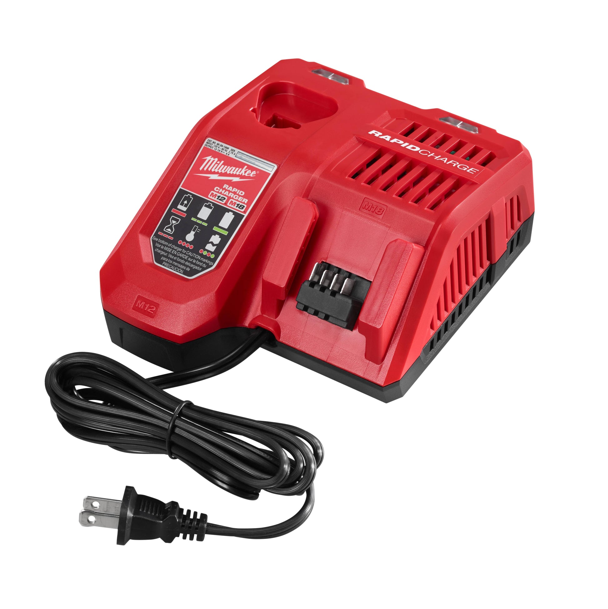 Milwaukee 48-59-1808 M18™ & M12™ Rapid Charger - McCally Tool and Supply | Industrial Distributor & Repair