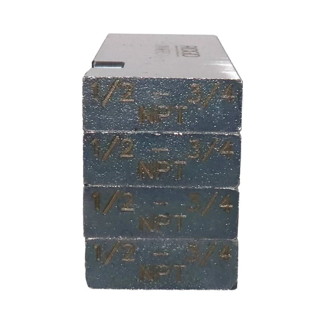 RIDGID 47745 1/2" to 3/4" - 14 NPT Universal Dies Alloy RH (4pk) - McCally Tool and Supply | Industrial Distributor & Repair
