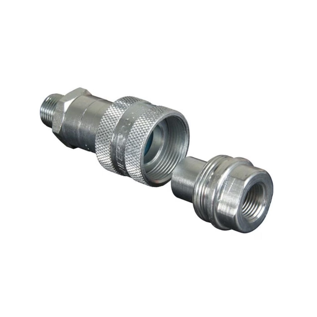 Simplex C209, 3/8" NPTF, High Flow Coupler Set Complete with 2 Dust Caps