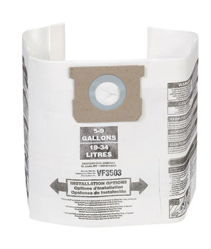 RIDGID 40153 VF3503 High-Efficiency 6-9 Gallon Vacuum Dust Bags - McCally Tool and Supply | Industrial Distributor & Repair