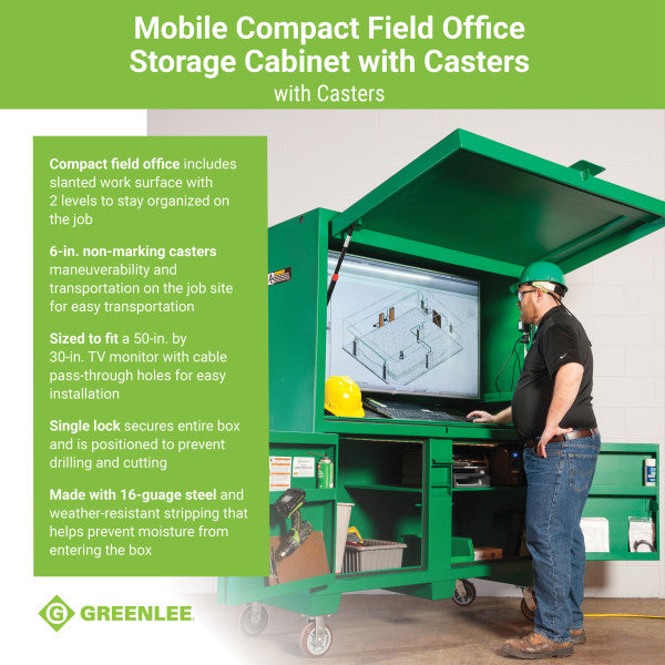 Greenlee 7060-CFO Compact Field Office with Casters